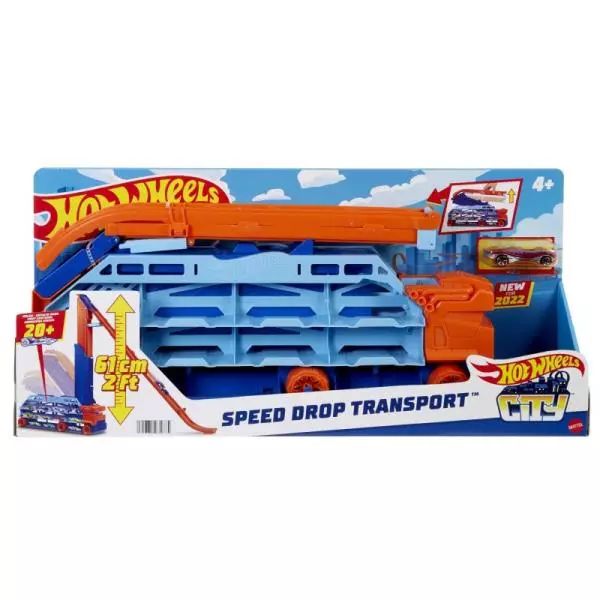 Hot Wheels Transporter Zjazd 2w1 HDY92 MATTEL. Mattel