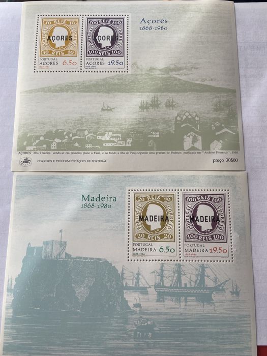 Selos dos açores e madeira