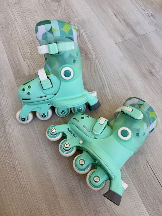 Роликові ковзани Yvolution Switch skates салатові 23-28 (YR25G4)