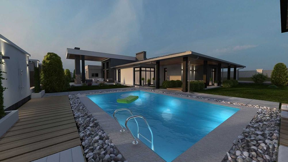 В продаже одноэтажный Дом из красного кирпича на участке 15-соток.