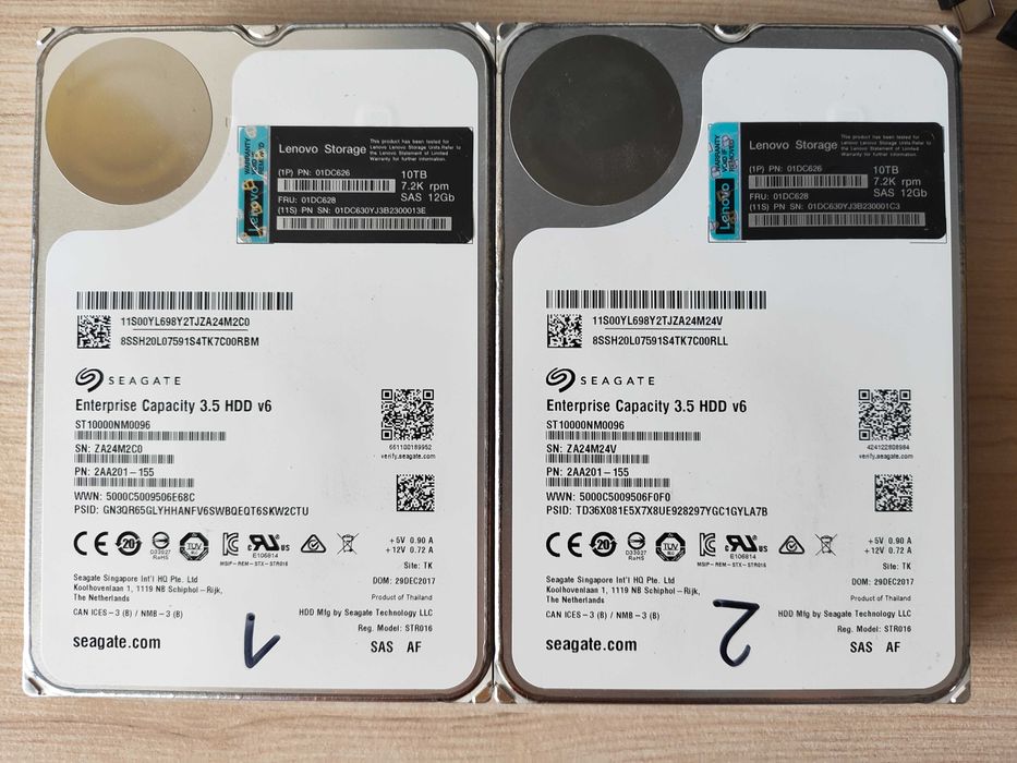 Dysk HDD 2x 10TB + stacja dokująca