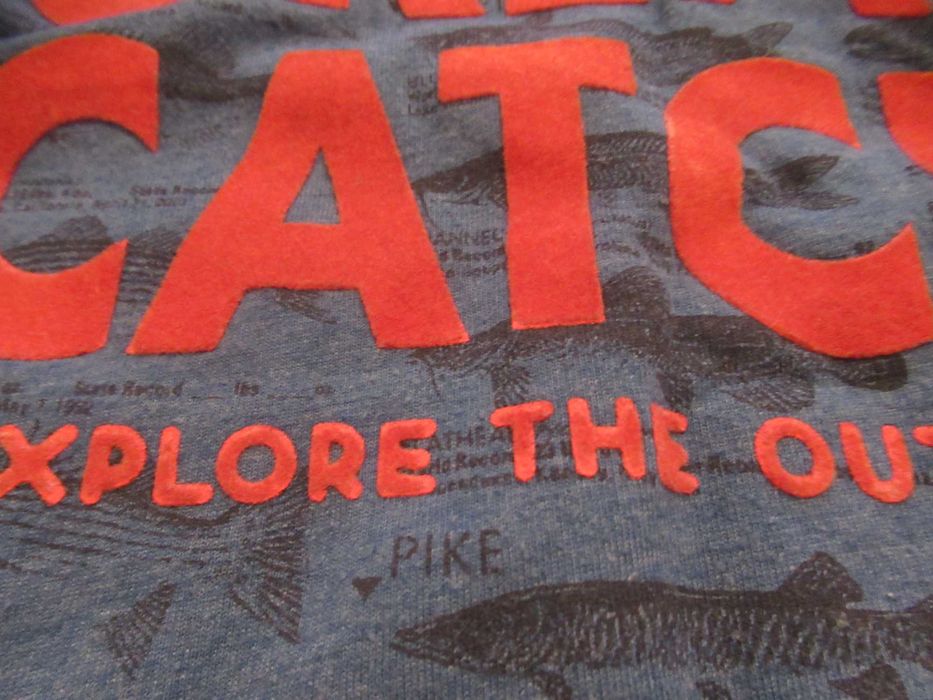 OshKosh 128 ryby bluzka Great Catch