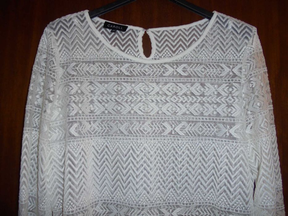 camisola de senhora transparente