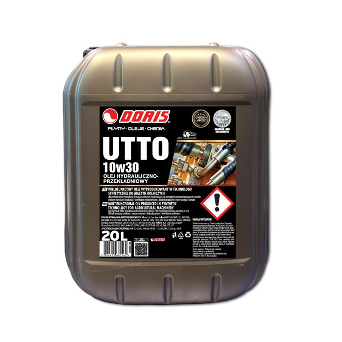 Olej przekładniowo-hydrauliczny UTTO 10W30 DORIS 20L 1szt