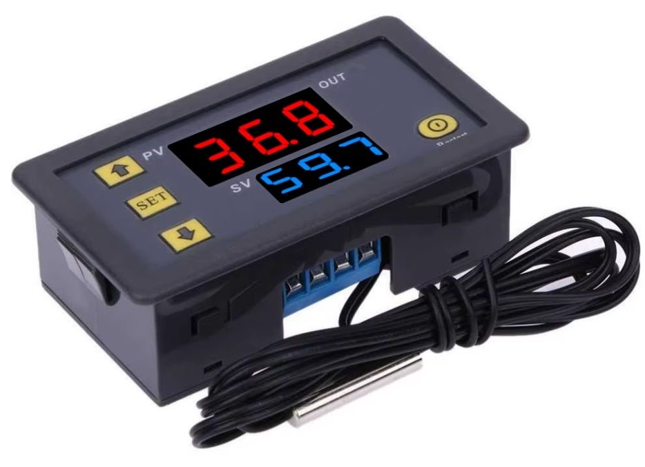 Regulator temperatury termostat 12V od -50°C do 120°C W3230