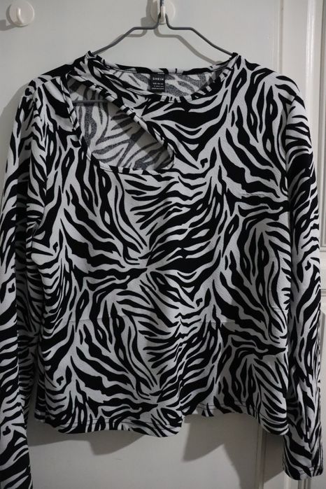 Camisola estampa zebra