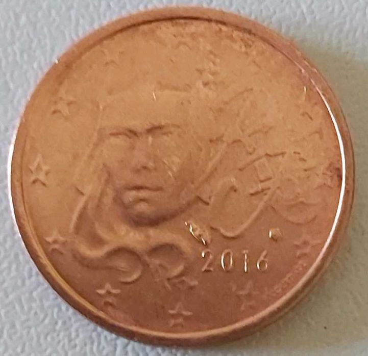 2 Cêntimos de 2016 da França