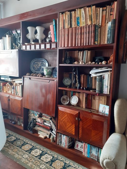 Mobília de escritório em mogno