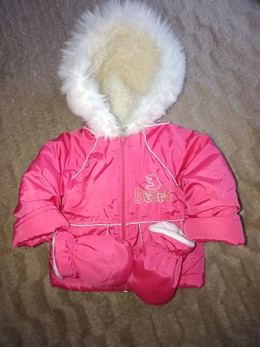 Зимовий комбінезон для дівчинки 1-1,5 р