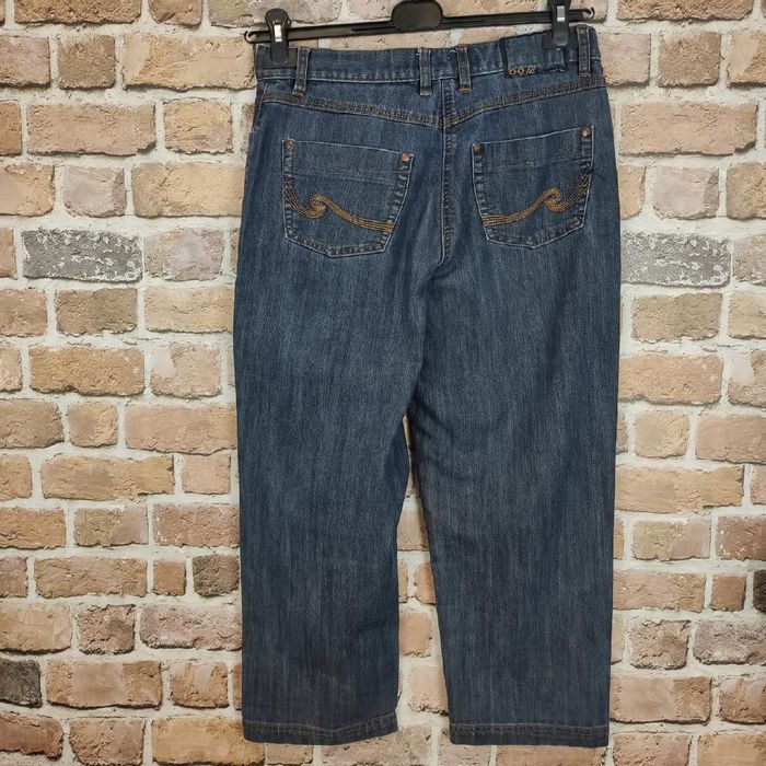 Jensen fajne jeansowe spodenki 3/4 rybaczki r. 38