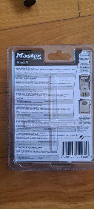 MASTERLOCKER select acess cofre chaves