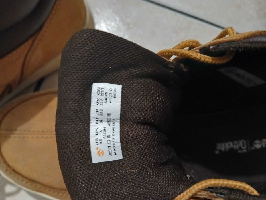 Timberland buty za kostkę miodowe r. 37