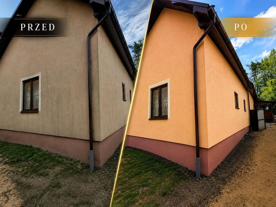 Czyszczenie mycie kostki brukowej, elewacji, impregnacja