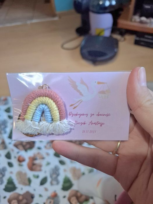 Podziękowania dla gości na roczek/chrzest/urodziny