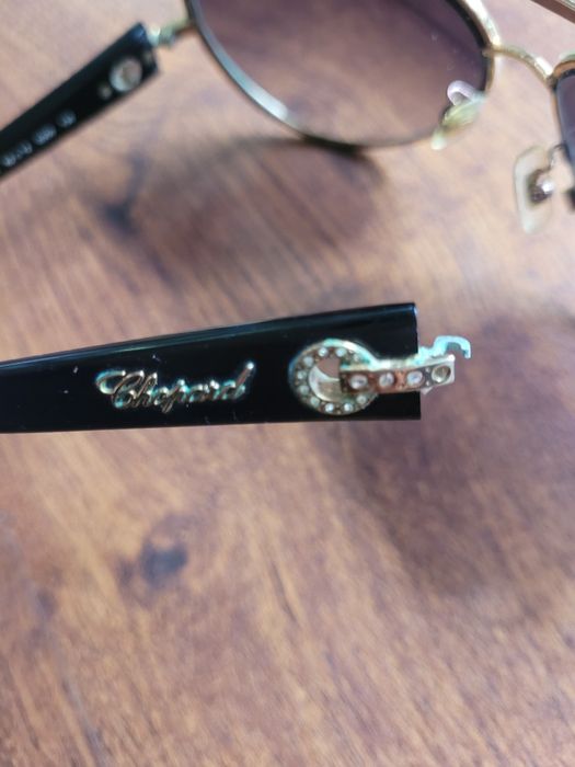 Okulary przeciwsłoneczne z diamentami Chopard oryginalne