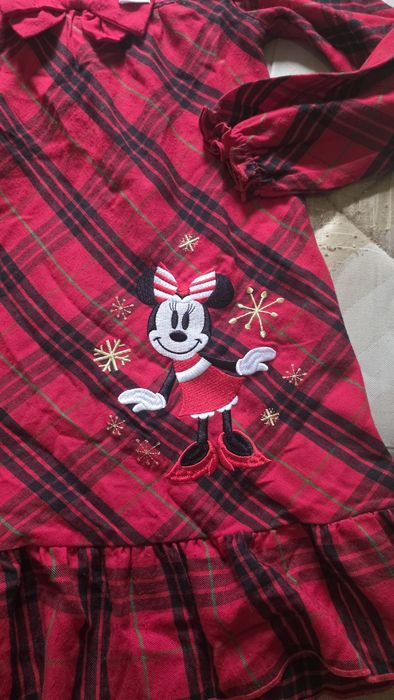 Vestido natalicio minnie 5/ 6anos