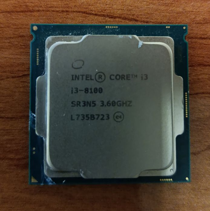 CPU Intel I3-8100