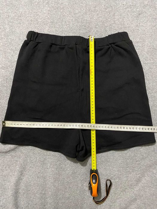 Шорти чорні трикотаж карманами спортивні короткі виріз бавовна стрейч