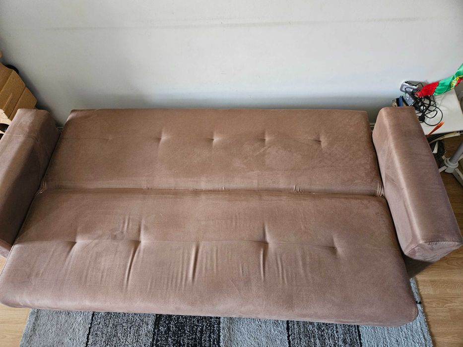 Sofa cama aveludado