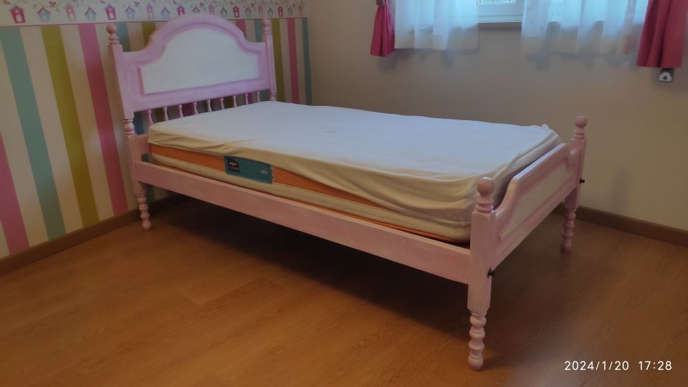 Cama de Princesa Rosa
