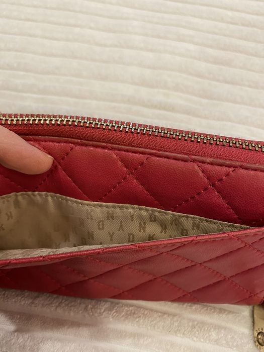 Portfel damski marki DKNY oryginalny skóra