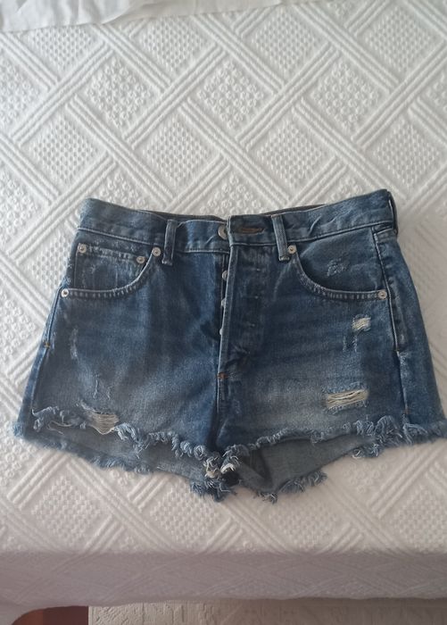 Calções de ganga da Mango