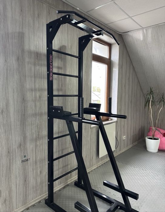 Шведська стінка. Лавки. штанга.Гантелі.TRX.холодильник