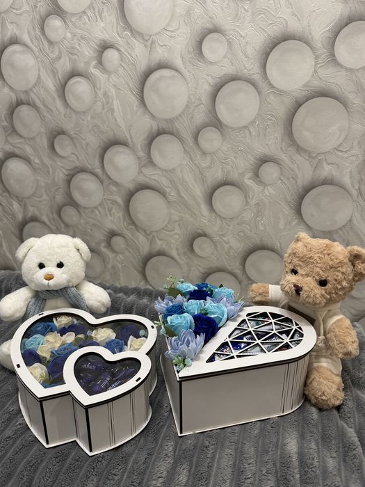 Солодкі бокси,мильні квіти