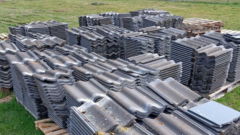 Dachówka IBF kolor Antracyt betonowa na 240-250m2 dachu plus osprzęt