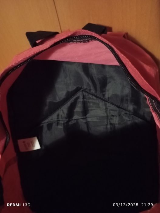 Mochila básica cor de rosa