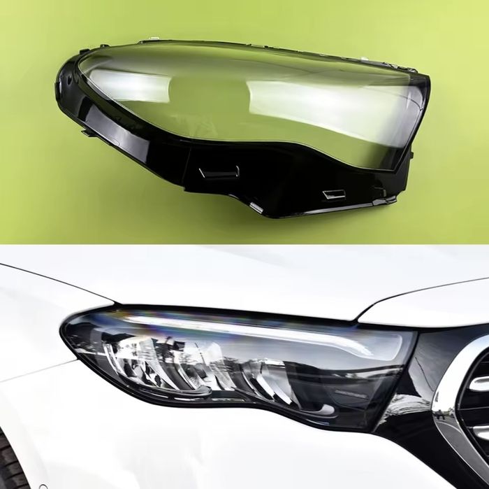 Vidro capa lente farol ótica mercedes classe E W214