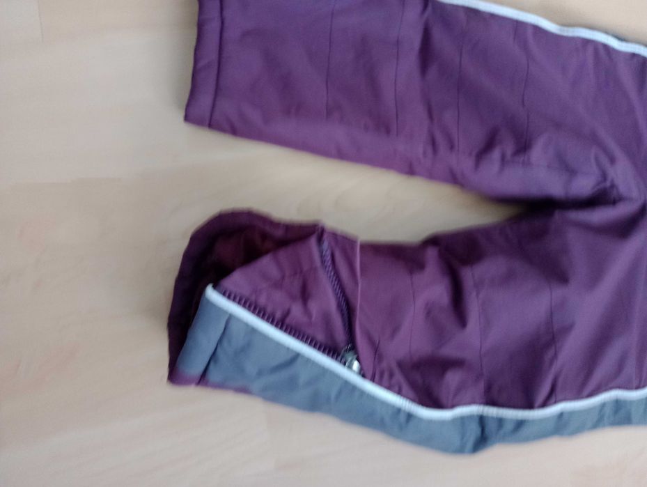 Spodnie ogrodniczki zimowe narciarskie wodoodporne rozm. 98.