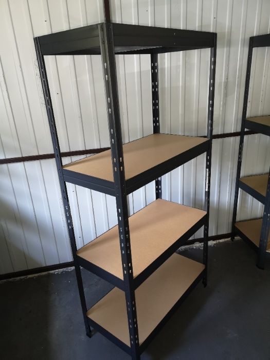 Regał Warsztatowy, Zatrzaskowy na Nity, 180x90x45 cm 4P/360 kg