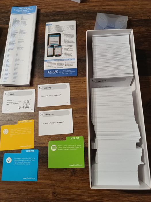 Fiszki do nauki języka rosyjskiego poziom A1-A2