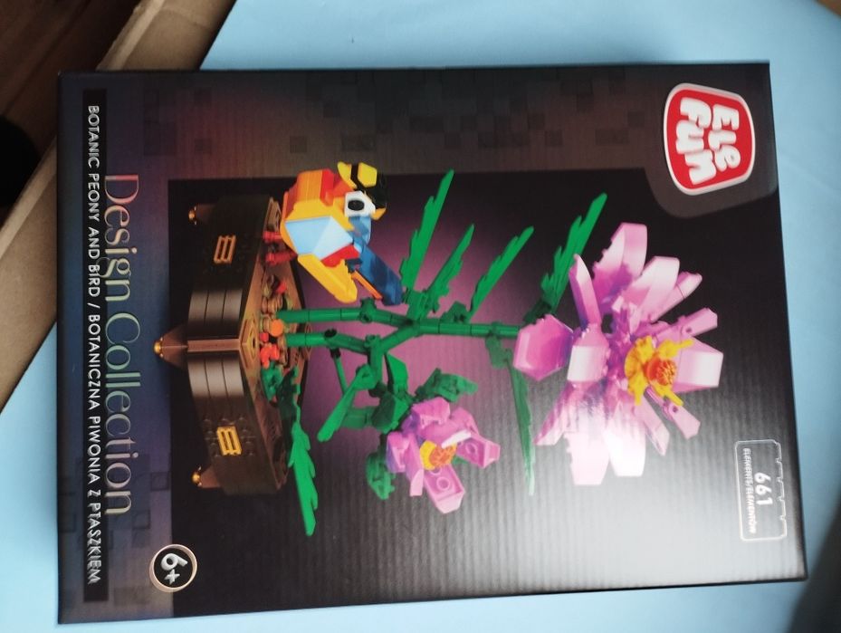 elefun klocki botaniczna piwonia