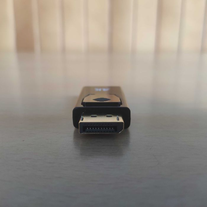 Adaptador Display Port para Hdmi 4K Ponta Dourada