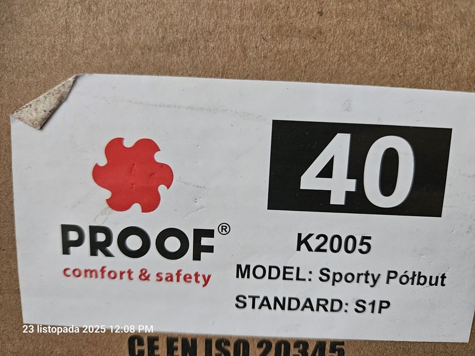 Buty bhp  robocze z podnoskiem metalowym