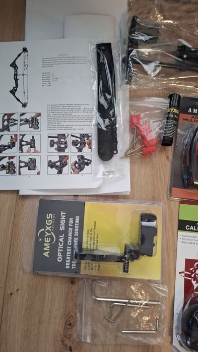 Profesjonalny Łuk Bloczkowy CNC 20–70 lbs – Moc