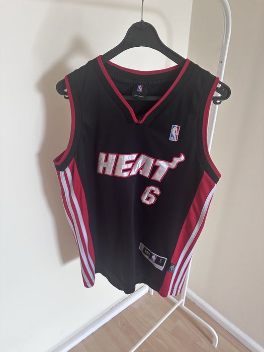 Miami heat jersey 6 lebron james nba koszykówka okazja basketball
