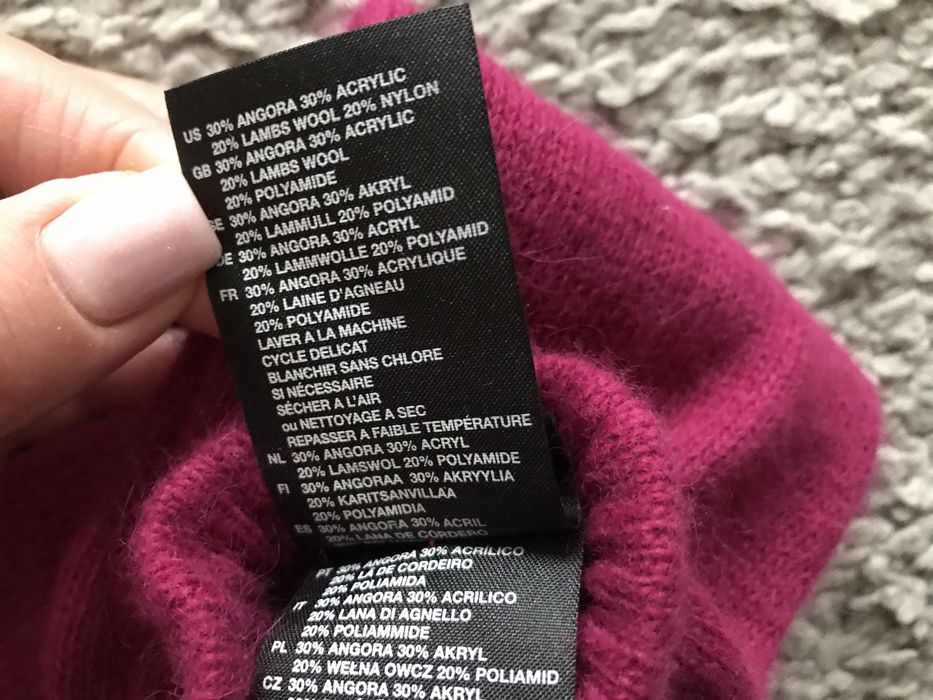 Рукавички HM /шерсть ангора, довгі