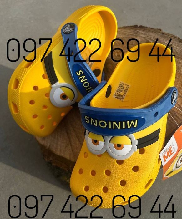 Новинка дитячі крокси сабо crocs classic i am minions crocs kids