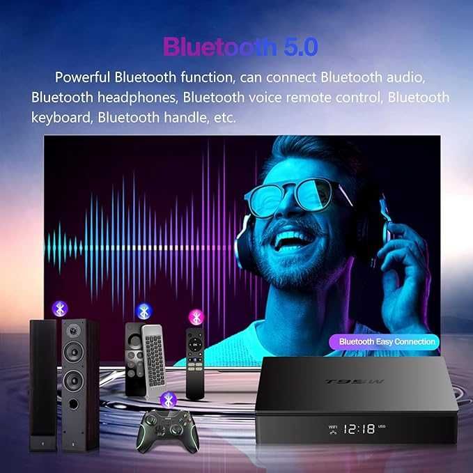 BOX android 4K IPTV Full 4GB RAM-32/64GB ROM NOVAS