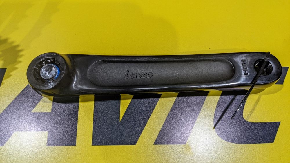 Продам!Шатуни Lasco Vistro, 175мм, 34/46Т, пола вісь, алюминій