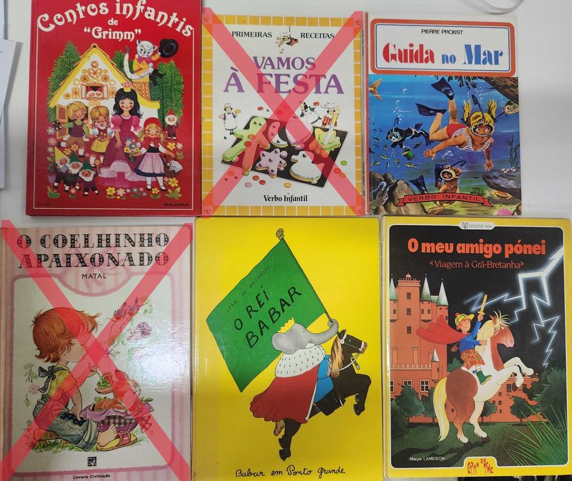Livros infantis e juvenis - Martine e outros antigos - desde 1 €