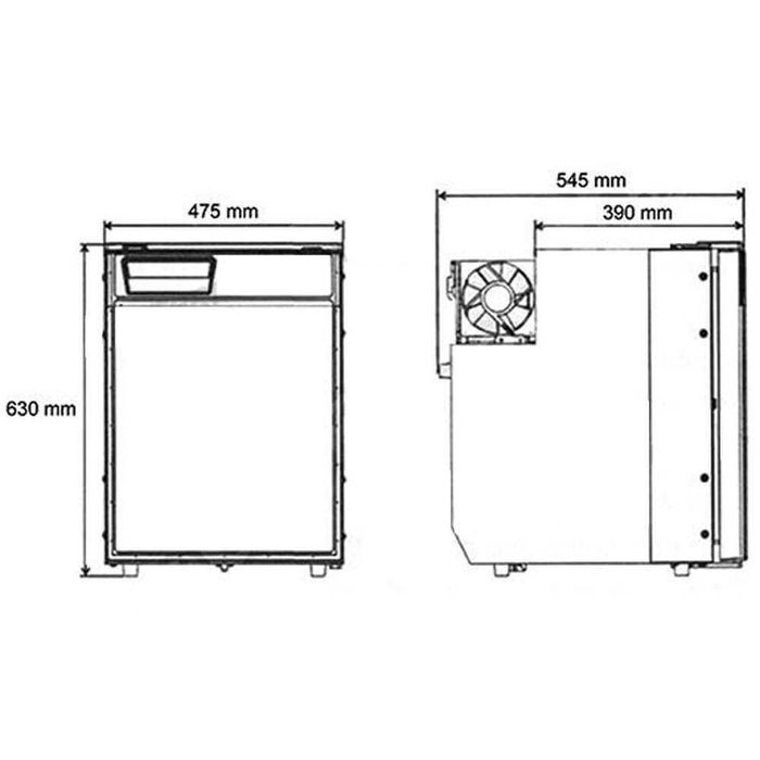 Frigorífico CZ RV85L 12V/24V (85L) (Autocaravana / Campervan)