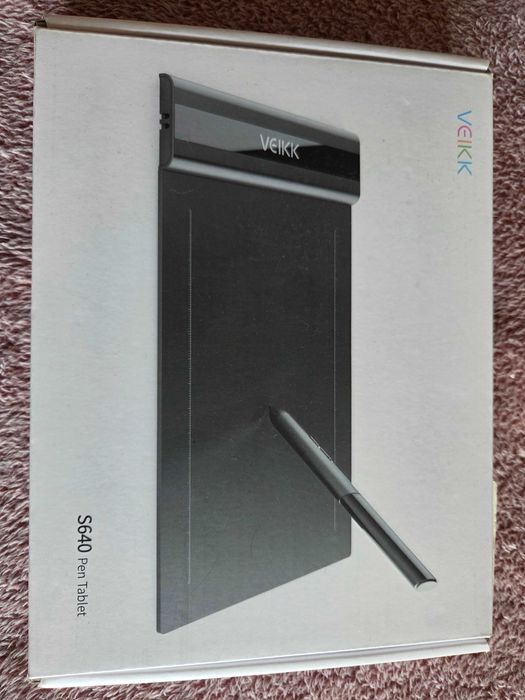 Tablet graficzny Veikk S640 - jak nowy (użyty tylko raz)