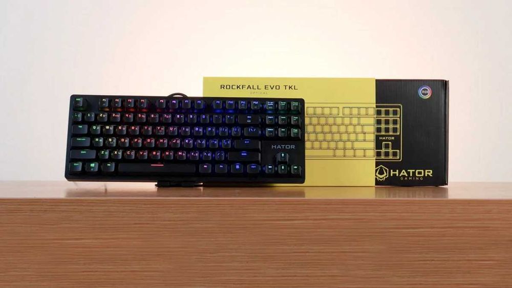 Игровая клавиатура HATOR Rockfall EVO TKL Optical