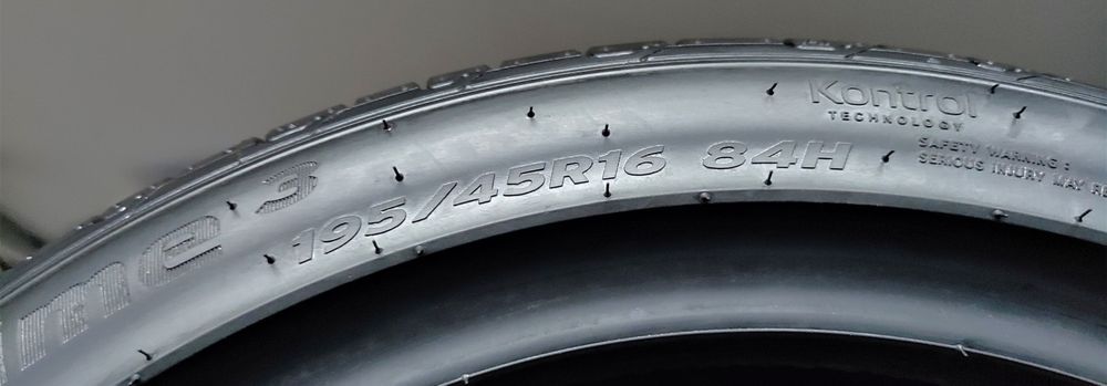2x 195/45R16 Hankook Ventus Prime 3 K125 B/B/70dB 3 lata gwar.