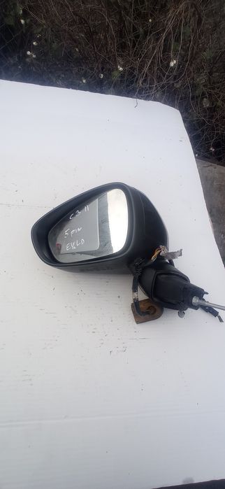 Lusterko zewnętrzne lewe elektryczne Citroen C3 II 5pin (składane)