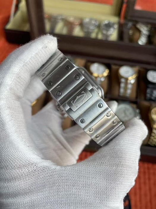 Cartier Santos 40mm white